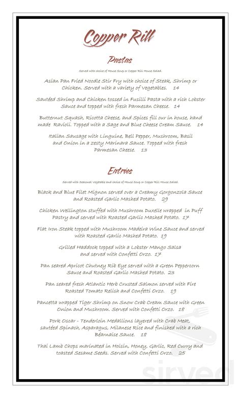 Copper Rill Restaurant