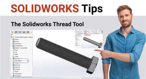 SolidWorks Make External Thread 的图像结果