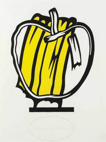Yellow Apple (Study) – Roy Lichtenstein – Pop Art Painting by Roy ...