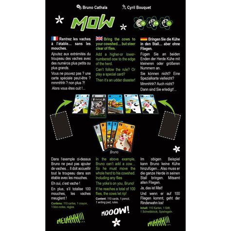 Acheter Mow - Boite à Meuh! - Jeu de société - Hurrican Games