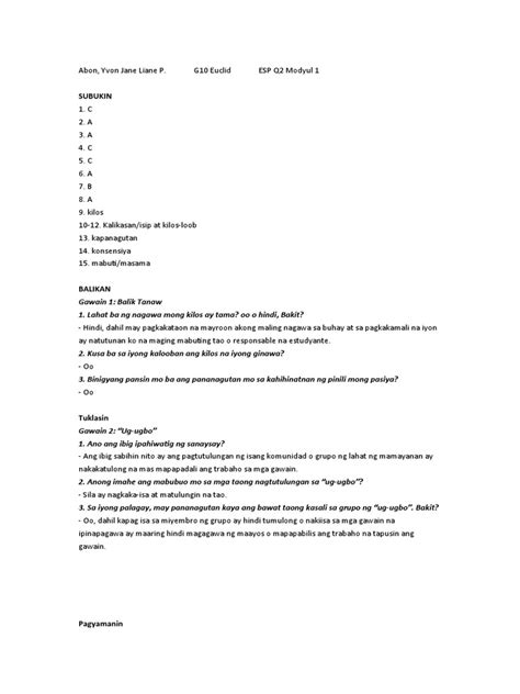 Image result for ESP 9 Q2 Module 1