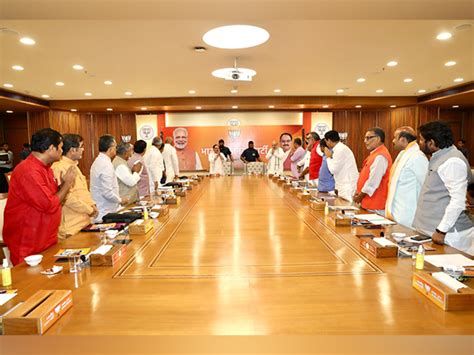 Home Minister Amit Shah, party President JP Nadda attend Bihar BJP core ...