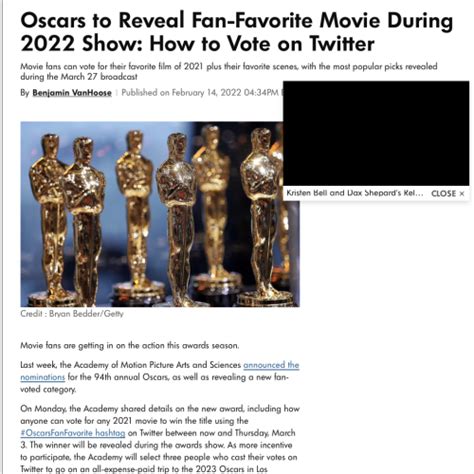 12h 10min, feb 14, 2022 y - MEDIA COVERAGE 14 February 2022 Oscars Fan ...