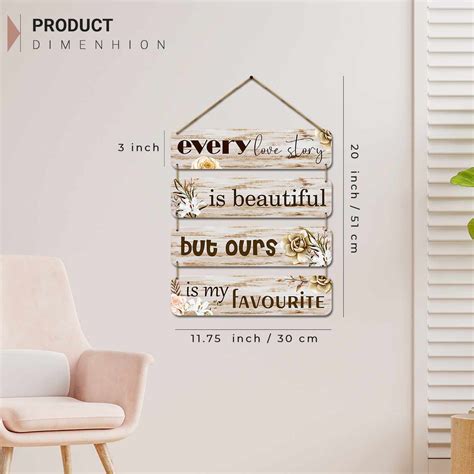 Family Quotes MDF Wall Hangings for Living Room Bedroom Entryway & Kid ...