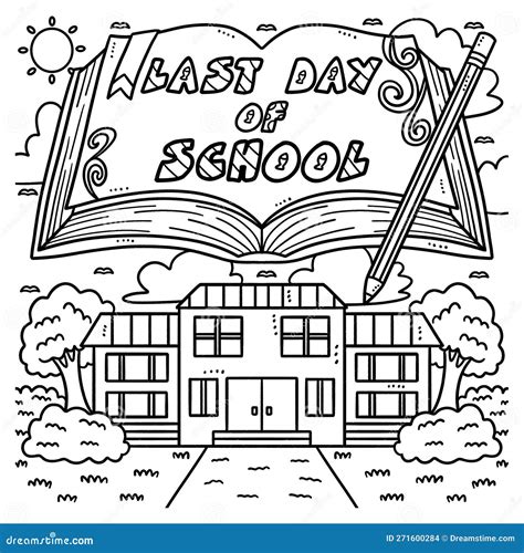 Last Day Of School Coloring Page