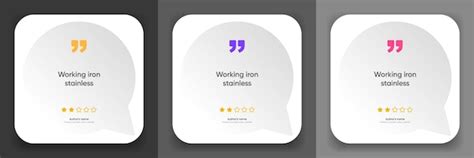 3d bubble testimonial banner quote infographic social media post ...