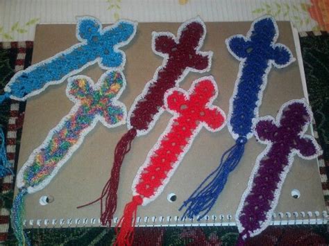 Image result for Crochet Cross Bookmark Tutorial