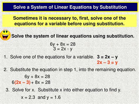 Image result for How to Solve Using Substitution