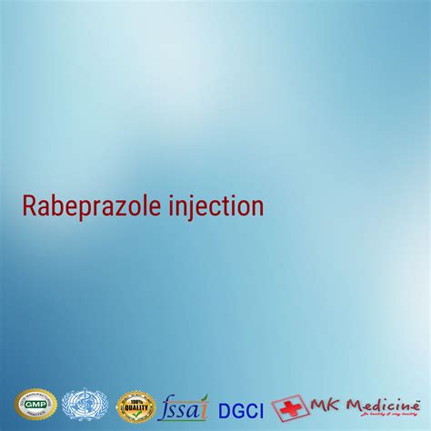 Rabeprazole injection For PCD Franchise