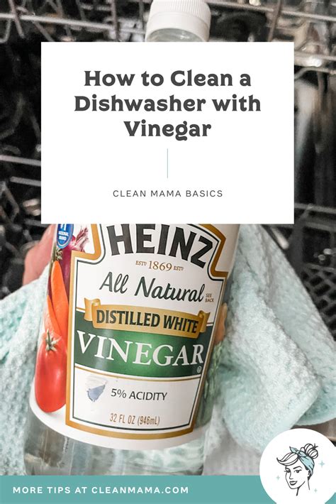 How to Clean a Dishwasher with Vinegar - Clean Mama
