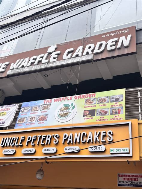 Menu at THE WAFFLE GARDEN, Hyderabad