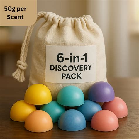 Waxys - 6 Scents in 1 - 50g each - Mini Discovery Pack (machine not in