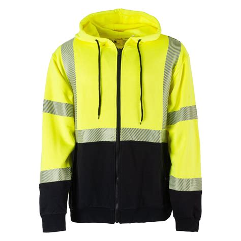 High Visibility Hoodies | ANSI Rated Hi Vis Safety Hooded Sweatshirts ...