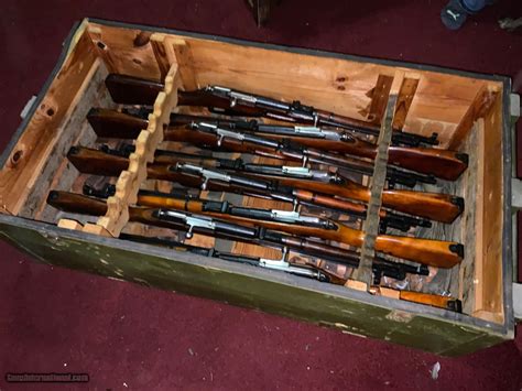 Full crate of Russian m44 Mosin Nagant