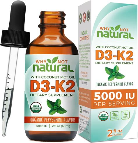 Amazon.com: AG1 Vitamin D3 K2 Drops, 1000IU of Vitamin D3 and 1000mcg of K2 per Serving ...