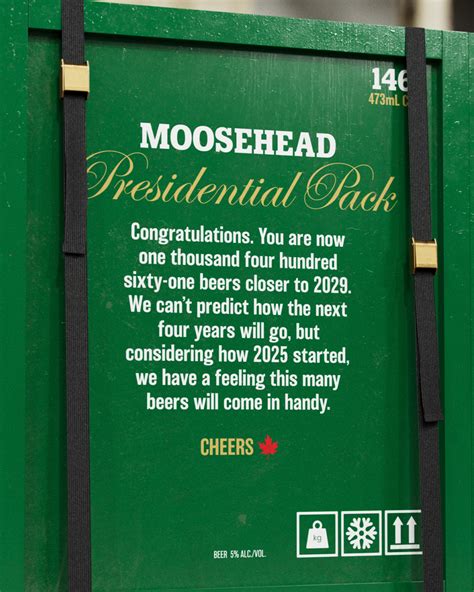 Moosehead Presidential Pack – Packaging Of The World