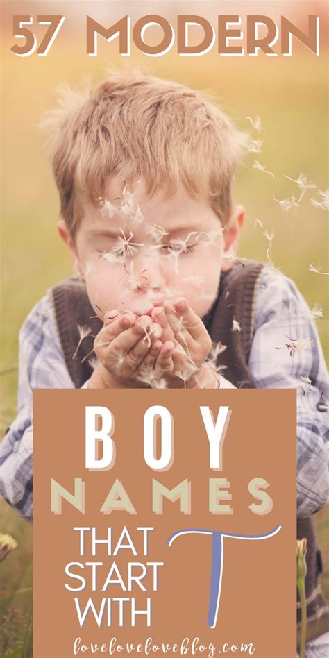 Top Trending Boy Names Starting with T