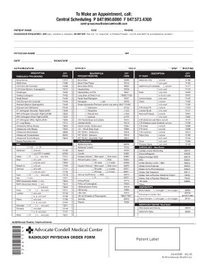 Patient Appointment Form - Blank Fillable Template | Fill Out, Print ...