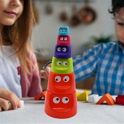 Monster Cups - Activity Toy for Babies 5+ Months Plastic Multicolor In ...