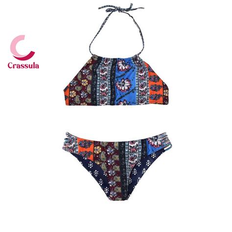 Crassula Two Piece Swimsuit Bikini Bohemian Style Design With Sponge ...