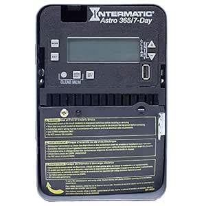 Intermatic Electronic Timer, 20 Amps, 120 to 277Vac Voltage, Operation ...