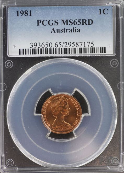 1981 1 Cent MS 65 Red