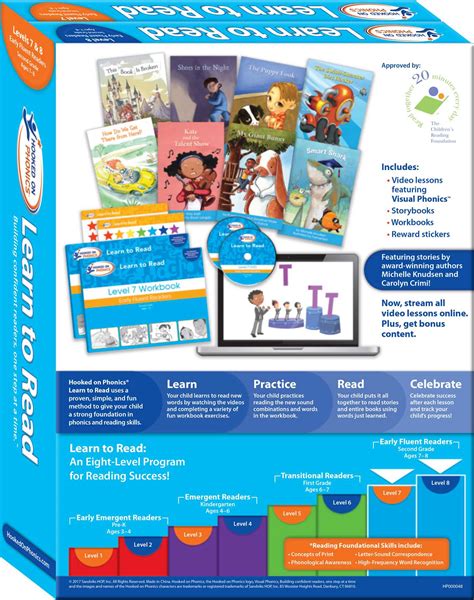 Hooked on Phonics Learn to Read - Levels 7&8 Complete | Book by Hooked ...