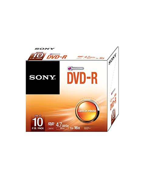 Sony DVD-R 的图像结果