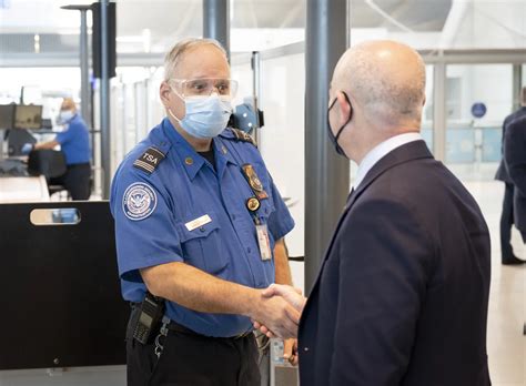 DHS Secretary Alejandro Mayorkas Greets TSOs and CBP Agents (011 ...