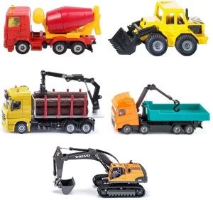 FUNSKOOL SIKU Complete Construction Vehicle Combo Pack - EXCAVATOR ...