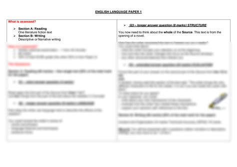 GCSE English Language Paper 1 Past Papers 的图像结果