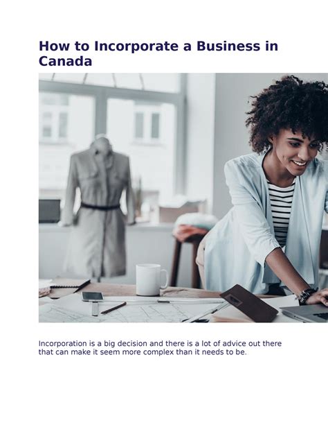How to Incorporate a Business in Canada - How to Incorporate a Business in Canada Incorporation ...