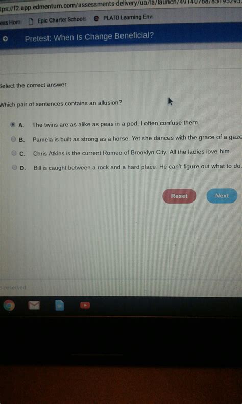 Sentence On Allusion