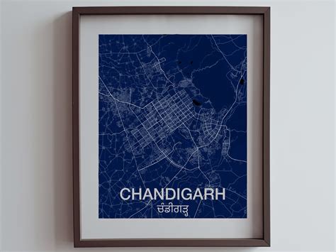 Stylish Maps of Punjab Bundle. Printable Map Posters. Eight Maps Each ...