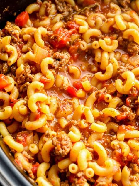 Easy Ground Beef Goulash Recipe