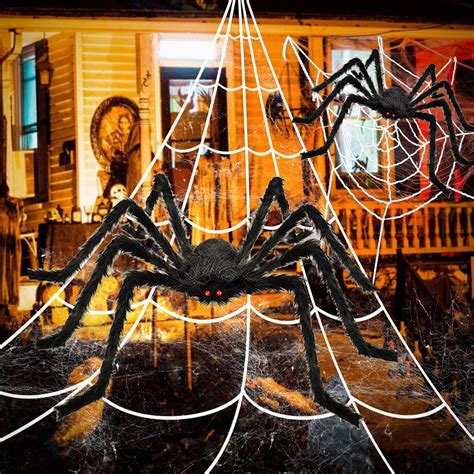 Creepy giant spider halloween decoration ideas for your home