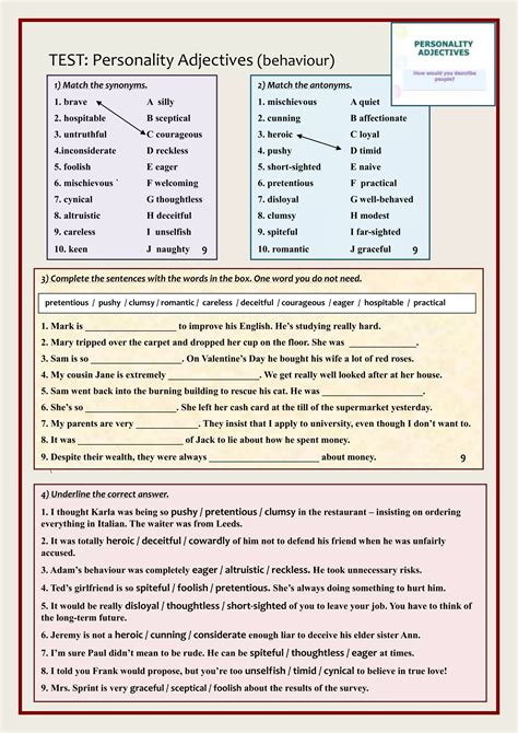 test-personality-adjectives-behaviour-information-gap-activities ...