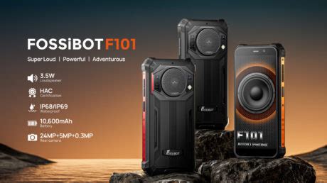 FOSSiBOT F101 è ufficiale con grande batteria e uno speaker niente male