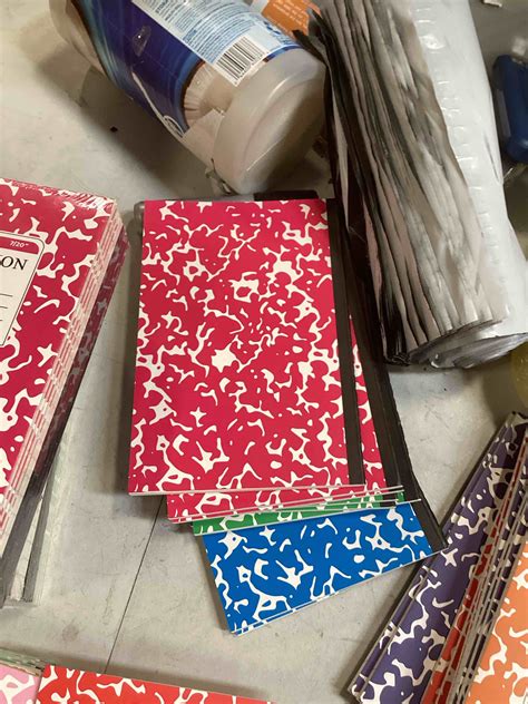 Composition Notebook Wide Ruled 8 Pack, 4 Assorted Pastel Colors Marble ...