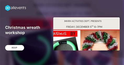 Christmas wreath workshop, 830 S 4th St, Watseka, IL, 5 December 2025 ...