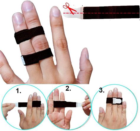 Broken Finger Wraps 8 Pack Finger Buddy Straps Finger Splint Buddy Tape ...
