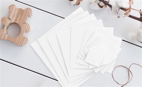 IMPRINT A5 Card Stock White Color, 230 GSM Thick, Pack of 50 : Amazon ...