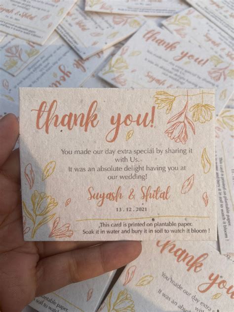 Customised Seed Paper Cards – Kavi The Poetry-Art Project
