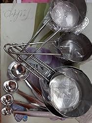 INKULTURE Stainless_Steel Measuring Cups & Spoon Combo for Dry or ...