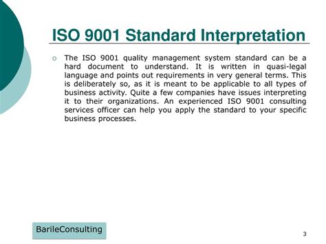 PPT - ISO 9001 Consulting Services – What Can the Consultant Provide ...