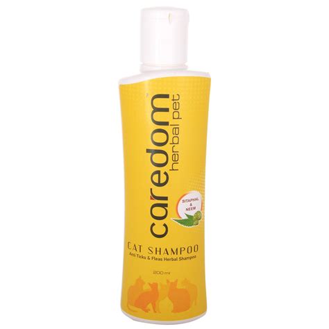 Buy Caredom Herbal Pet Cat Shampoo | Anti Ticks & Fleas Shampoo for ...