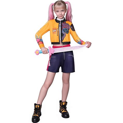 Kids Girls Anime K-Pop: Demon Hunters Zoey Rumi Mira Cosplay Costume