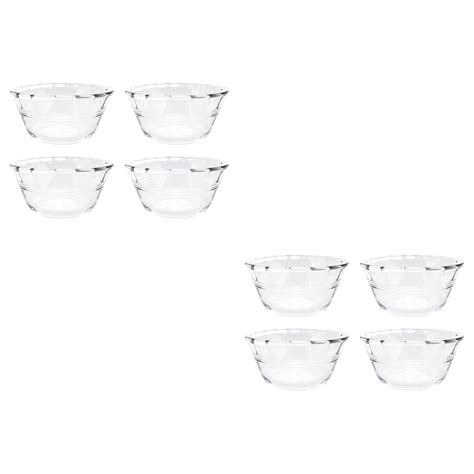 Buy Pyrex 6001142 6oz 4-Piece Glass Custard Bowls (2-Pack) Online at ...