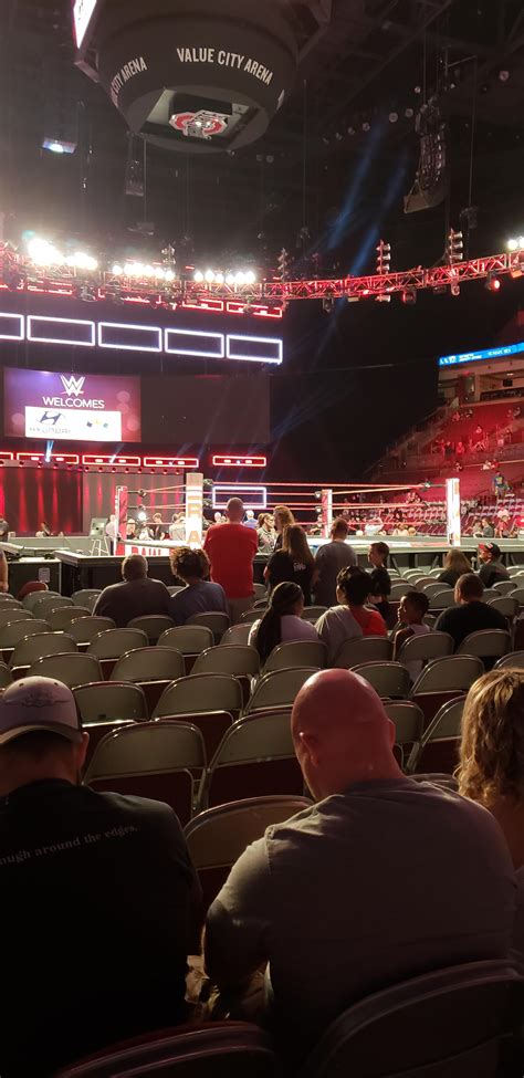 Our seats for RAW tonight! : r/WWE