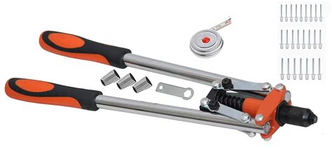 Digital Craft Rivet Gun Kit – 30 Pcs Rivets, Anti-Slip Hand Riveter Set ...